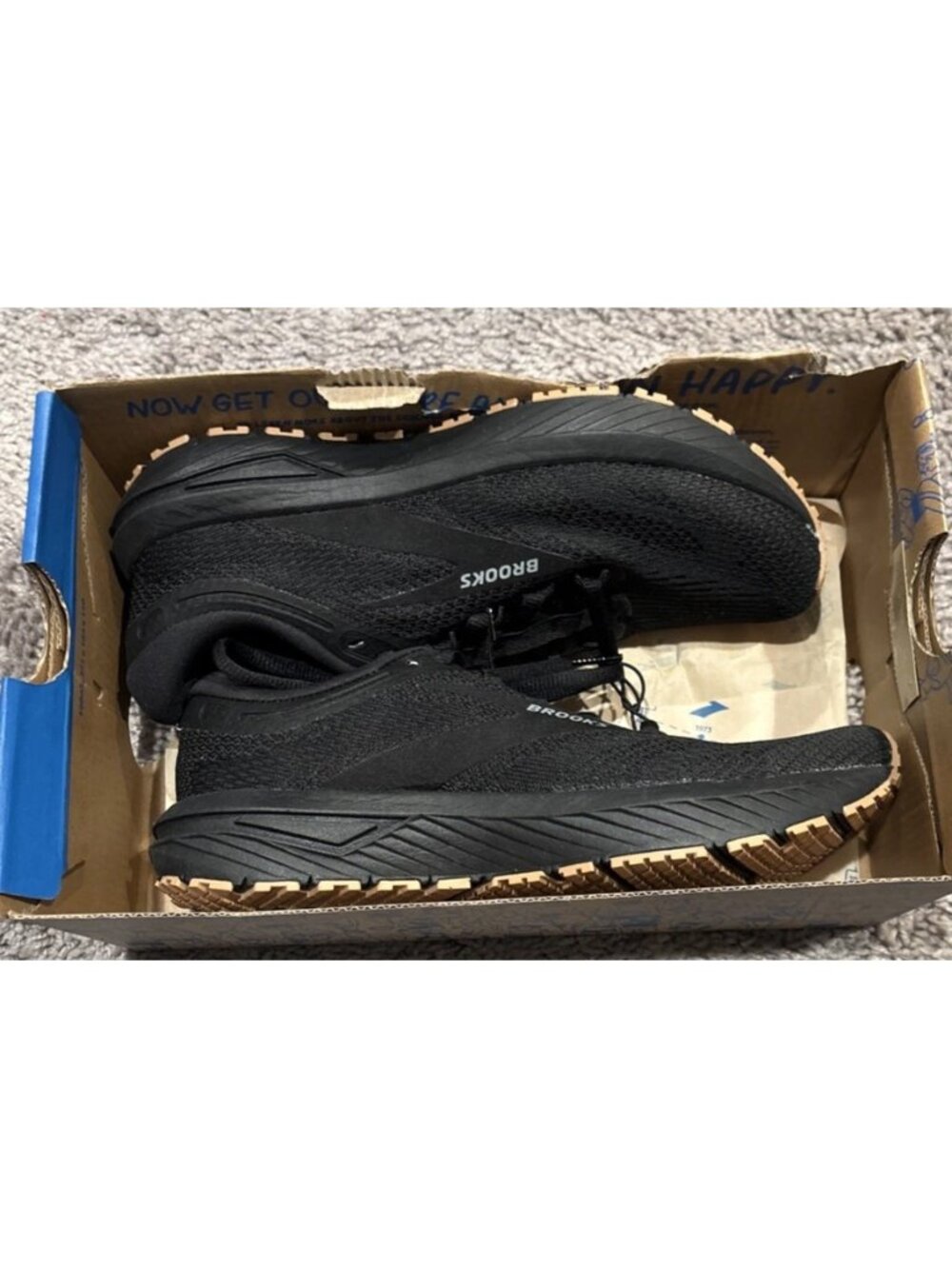 Brooks Revel 7 Women’s Size 6 B Black Running Shoes Sneakers 1204241B072 New